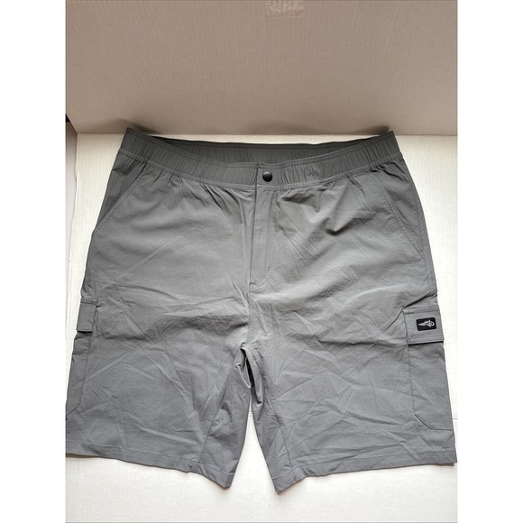 reel life Other - Reel Life men's gray comfort waist shorts size XXL line utility pockets